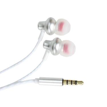 Imagem de Fone de ouvido c/ microfone p2 1,2m branco - Comp