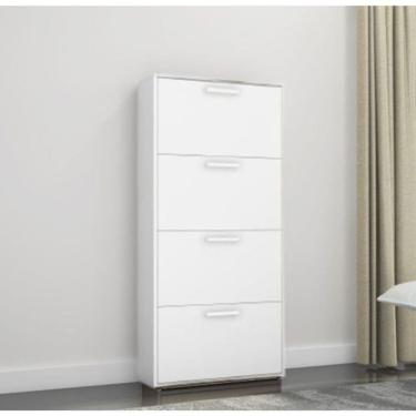 Imagem de Sapateira Organizador Lunna 4 Gavetas - 1,50x65cm Branco