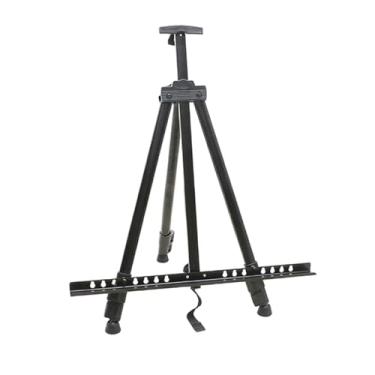 Imagem de Colaxi Cavalete de exposição portátil estável tripé antiderrapante leve ajustável suporte de cavalete de exposição para pintura de telas imagem