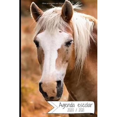 Imagem de AGENDA ESCOLAR 2020-2021: Agenda semana vista (Septiembre 2020 / Agosto 2021) | Planificador semanal (Español) | Calendario | Colegio, secundaria, estudiante | Tapa blanda Caballo