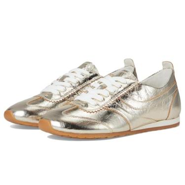 Imagem de Dolce Vita Tênis feminino Delany, Patente de enrugamento dourado claro, 37