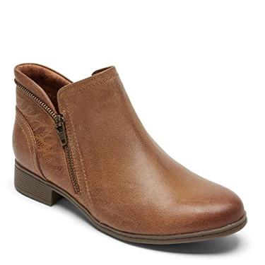 Imagem de Cobb Hill Bota feminina Crosbie Ankle Boot, Bronzeado, 10