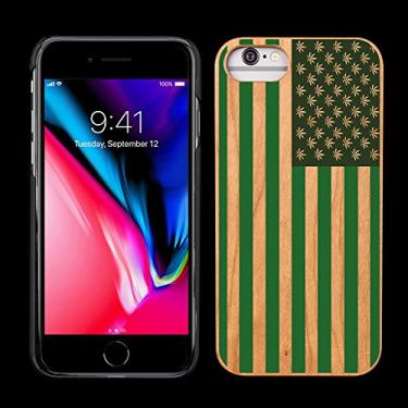 Imagem de Capa para celular Cube para Apple iPhone 8/7/6s - Design com bandeira verde americana