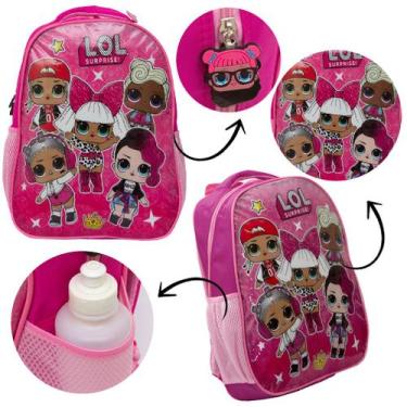 Imagem de Mochila Infantil Menina Boneca LOL Surprise Lancheira Estojo - TOYS 2U