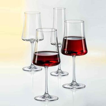 Imagem de 6 Taças Vinho Cristal Titanium 400ml Bohemia