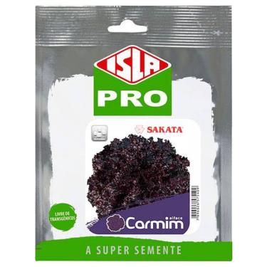 Imagem de ISLA, Sementes de Alface Carmim Crespa Peletizada (1000un) ISLA
