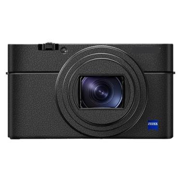 Imagem de Adesivo antiarranhões para câmera Sony RX100VI RX100VII Película protetora de câmera RX100M6 RX100M7 (couro preto)