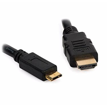 Imagem de Cabo HDMI X MINI-HDMI 1.4 3D 4K FULL HD ETHERNET com Filtro 2 Metros Preto