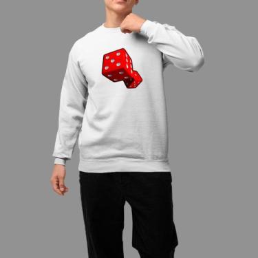 Imagem de Moletom Gola Careca Basico Masculino Streetwear Casual Estiloso Tecido