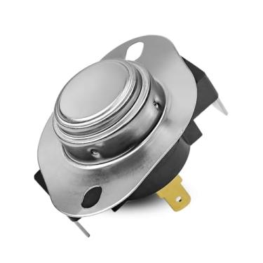 Imagem de Termostato de ciclo de secadora adequado para Alliance Speed Queen Cissell Huebsch Ipso Unimac Conjuntos de lavadora e secadora, lavadora termostato de substituição de fusível térmico L153 ° C - 9,4
