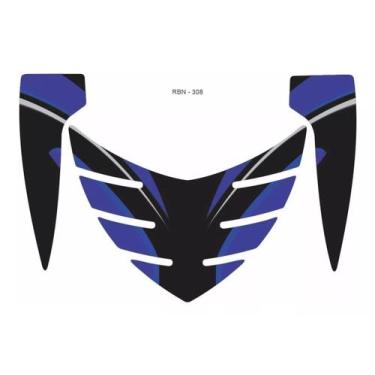 Imagem de Adesivo Protetor De Rabeta Honda Biz 125 2013 Kit 308 - Resitank