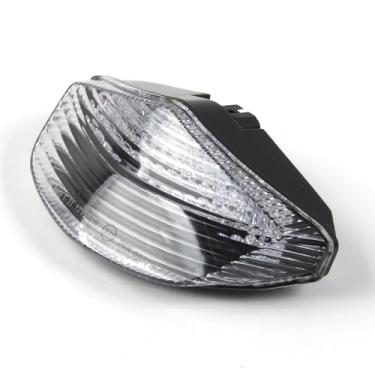 Imagem de zurio Lanterna traseira de LED transparente compatível com Ducati Monster 696 796 1100 1100S 2008-2014, luz traseira de freio de seta, acessórios de substituição integrados para motocicleta