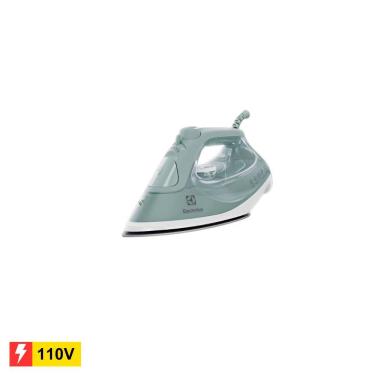 Imagem de REEMBALADO: Ferro de Passar a Vapor e a Seco Electrolux ESI51 Verde Claro - 110V
