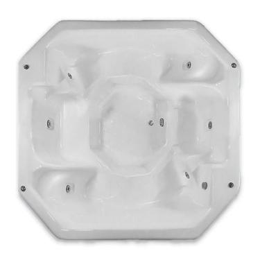 Imagem de Spa Quadrado Montreal com hidro - Só Banheiras, 2,03X2,03X0,79, 220V