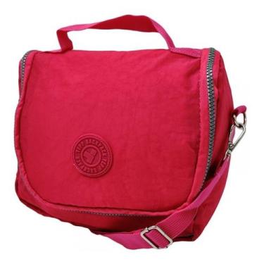 Imagem de Lancheira Bolsa Térmica Rosa Crinkle Juvenil Escolar Marmita - Yepp