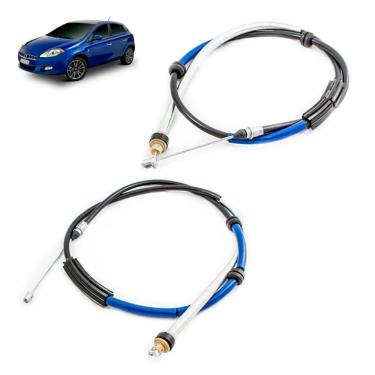 Imagem de Par Cabo Freio Bravo 2011 á 2016 Traseiro Direito E Esquerdo