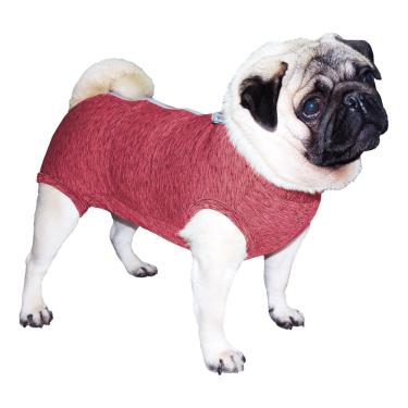 Imagem de Roupa Protetora Pós Cirúrgica Fit para Cães - Pug - Rosa pp