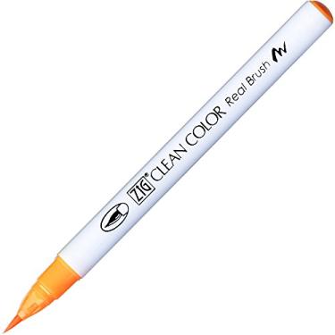 Imagem de CANETA ZIG PEN REAL BRUSH FLUORESCENT ORANGE RB 6000AT 002
