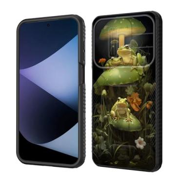 Imagem de wiaekosef Capa para Moto G Stylus 5G 2025, capa de lente de câmera deslizante embutida, proteção resistente à prova de choque, capa de camada dupla para Motorola Moto G Stylus 5G 2025, cogumelo sapo