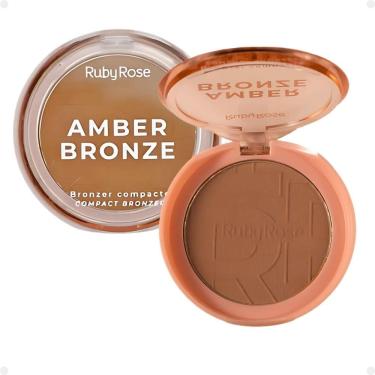 Imagem de Bronzer Compacto Ruby Rose Amber Bronze Glow Hb-m202-2