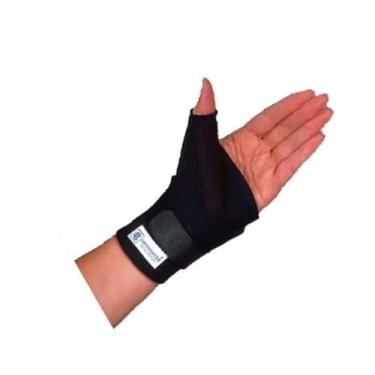 Imagem de Tala Punho e Polegar Esquerdo, Preto, Pequeno, Ortocenter