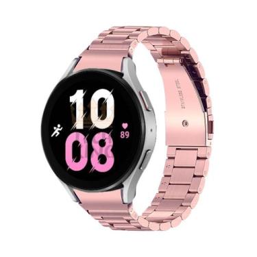 Imagem de Pulseira gomada em aço inoxidável Galaxy Watch 5 40mm 44mm - TECH KING