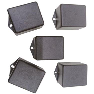 Imagem de Kit 5 Caixa Plástica Circuito Eletrônico Fonte Arduino 42x32x26 Patola