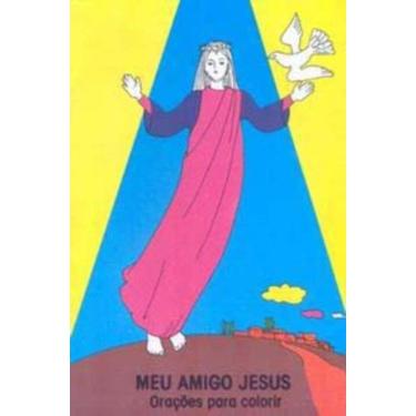 Imagem de Meu Amigo Jesus - Orações Para Colorir