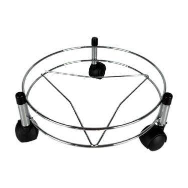 Imagem de Suporte Para Botijão E Vaso Reforçado Base Move Fácil Com Rodinhas Rodízios