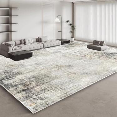 Imagem de Tapetes de pelúcia curtos e abstratos para decoração de sala de estar, sofá, área de estar, tapetes grossos, tapetes de luxo para quarto (200x200 cm, 78x78 pol./Pêlo de laço - 5)