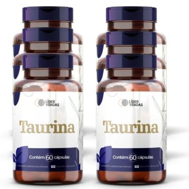 Imagem de Taurina - 1g com 60 cápulas - 6 potes
