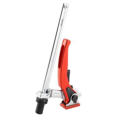 Imagem de Atuação rápida Hold, braçadeira de madeira fixa clipe fixo Ajuste Ajuste Ratchet Capacidade robusta de rolamento de carga alta para bancos de madeira em bancos cromados liga de (16mm)