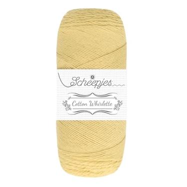 Imagem de Scheepjes Fio de algodão Whirlette - Bola de 100 g em semente de gergelim 812 - Algodão macio ideal para projetos de tricô e crochê
