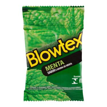 Imagem de Preservativo Blowtex Menta 3 Unidades