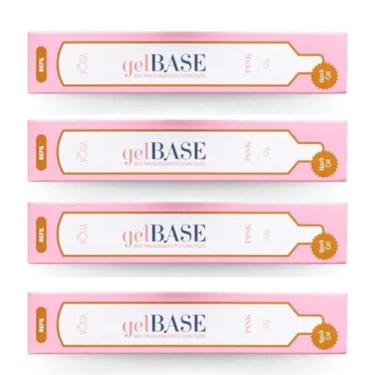 Imagem de Gel Base Volia Pink 12g - Kit com 4 unidades - Vòlia Cosméticos
