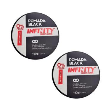 Imagem de Pomada Capilar Infinity Black 160G - Kit Com 2Un