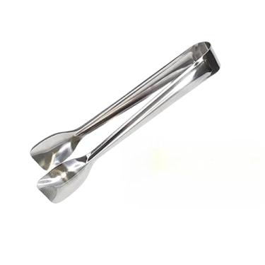 Imagem de Kit 2 Pegador De Frios Pinça Inox Universal Multiuso Para Petisco Doces Gelo Bar Restaurante Cafeteria