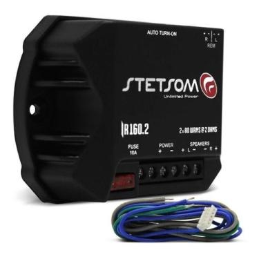 Imagem de Mini Modulo Som Automotivo Potente Stetsom Com 160w 2 Canais