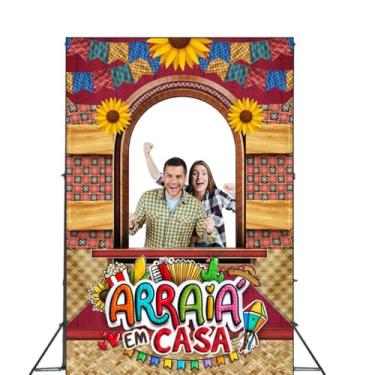 Imagem de Painel Fundo Interativo Vazado Festa Junina São João Tecido 1,50x2,20m (FIFJN0014)