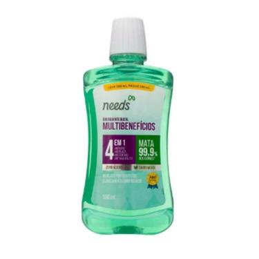 Imagem de Enxaguante Bucal 4 em 1 Menta Sem Álcool 500ml - sem marca