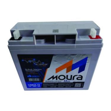 Imagem de Bateria Estacionária Moura Vrla 18ah 12v Mva-18 Nobreak AGM