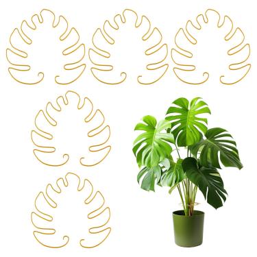 Imagem de Gosknor Suporte de haste de planta, suporte de garra estabilizador Monstera, suporte de crescimento vertical para plantas trepadeiras, suporte de caule de planta de ferro e treliça para cultivo