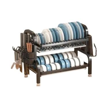 Imagem de Escorredor De Louças Grande Multicamadas À Prova De Ferrugem Com Conju