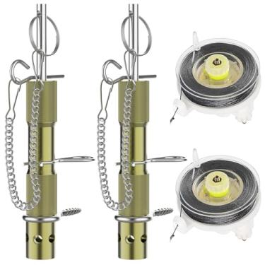 Imagem de GLKTRS Alarme De Viagem Perímetro, Kit Com 2 Pacotes Segurança Para Acampamento, Dispositivo Defesa, Sistema Alerta Precoce 209 Primers Propriedade Acampamento