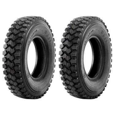 Imagem de Kit 2 Pneus 10.00R20 Borrachudo Misto 18 Lonas 149/146K D911 Dplus