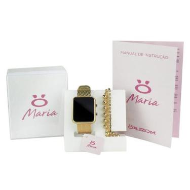 Imagem de kit relogio feminino água pulseira silicone revenda moda - Orizom