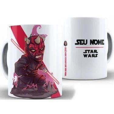 Imagem de Caneca Star Wars Personalizada C/ Nome - Xícara 325ML Porcelana Super 