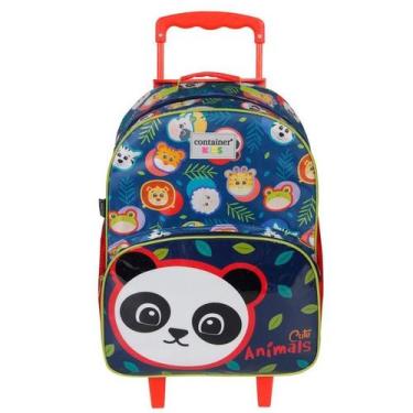 Imagem de Mala escolar Infantil Unissex G c/rodinhas - Animals - DERMIWIL