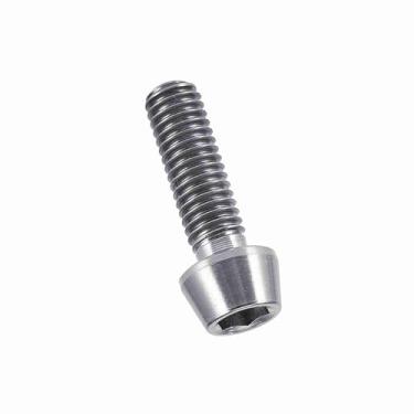 Imagem de Parafuso de Cabeça Cônica de Liga de Titânio Com Arruela de Alta Resistência, Leve e Resistente para Esportes e Corridas (M6X20)