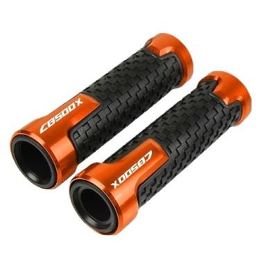 Imagem de Motorcycle Throttle Handle Grips，replacement part，Handlebar Grips Powersports Grips Accessories, For CB500X CB 500X 2013 2014 2015 2016 2017 2018 2019